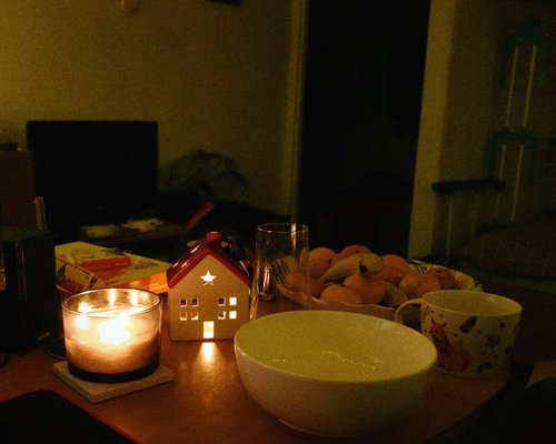 calm evening routine at home after work